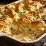 Cheesy Chicken Crescent Bake