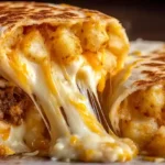 Cheesy Potato Burritos Comfort Meal Recipe
