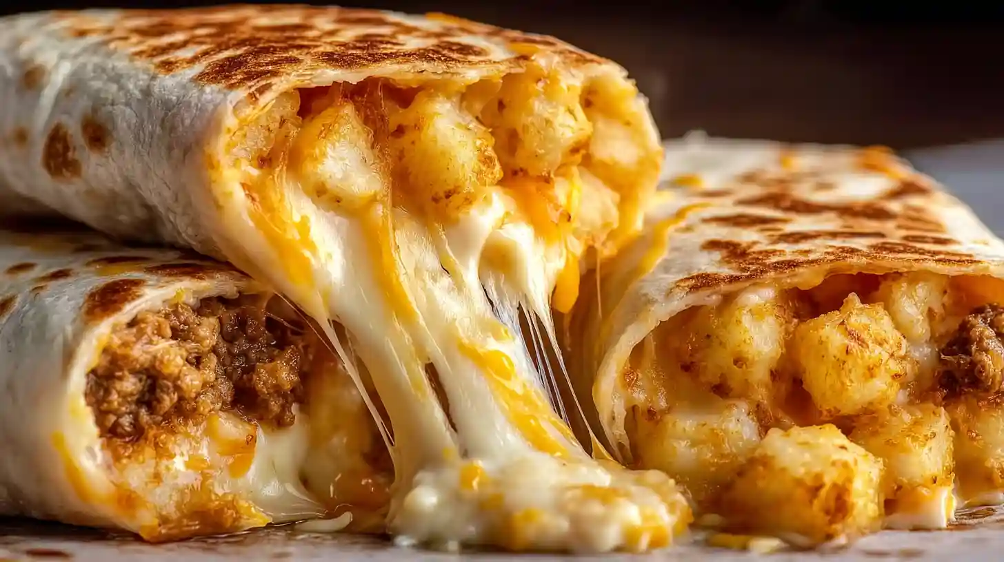 Cheesy Potato Burritos Comfort Meal Recipe
