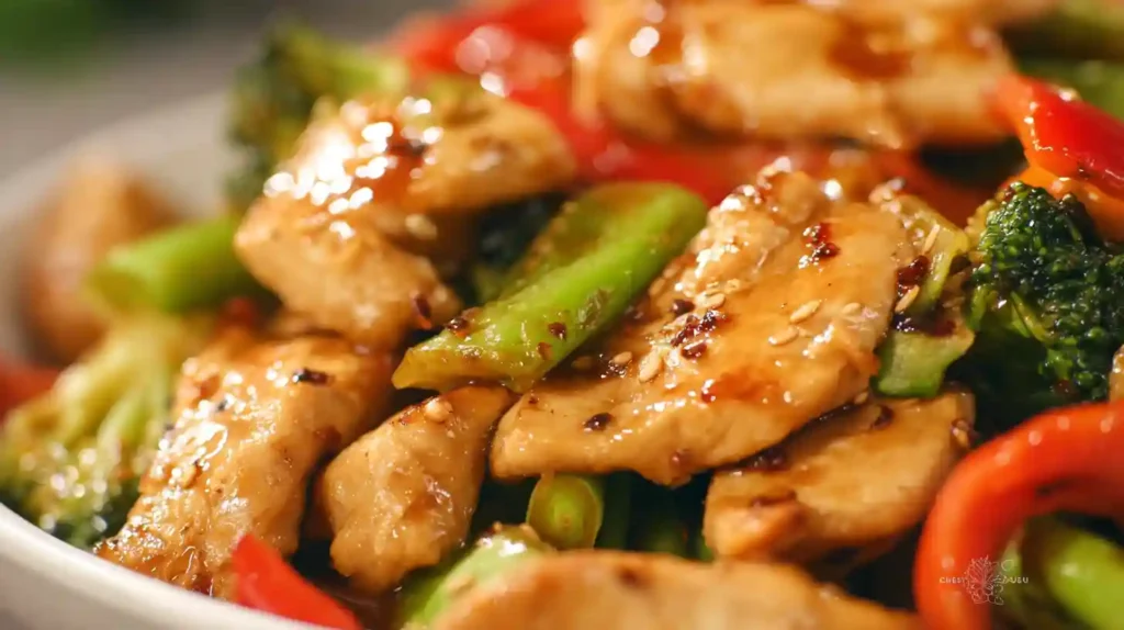 Chicken with Mixed Vegetable Stir Fry