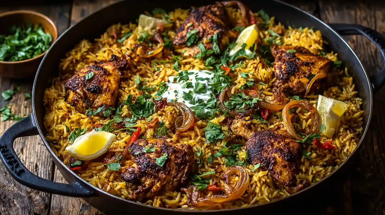 One Pot Chicken Shawarma Rice