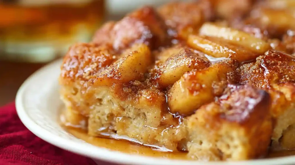 Overnight Cinnamon Apple Baked French Toast Casserole