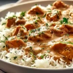 Smothered Chicken and Rice Recipe
