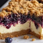 Blueberry Crumble Cheesecake