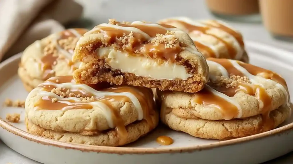 Caramel Cheesecake Cookies