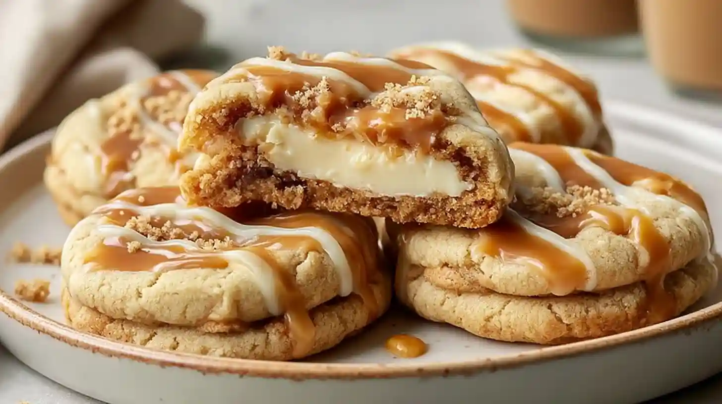 Caramel Cheesecake Cookies