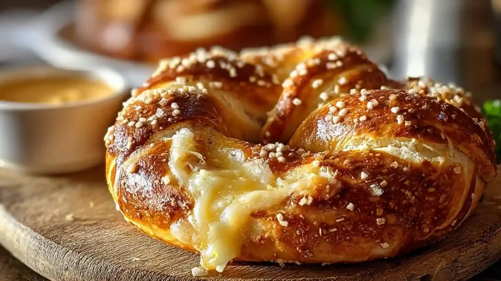 Cheese Stuffed Pretzel
