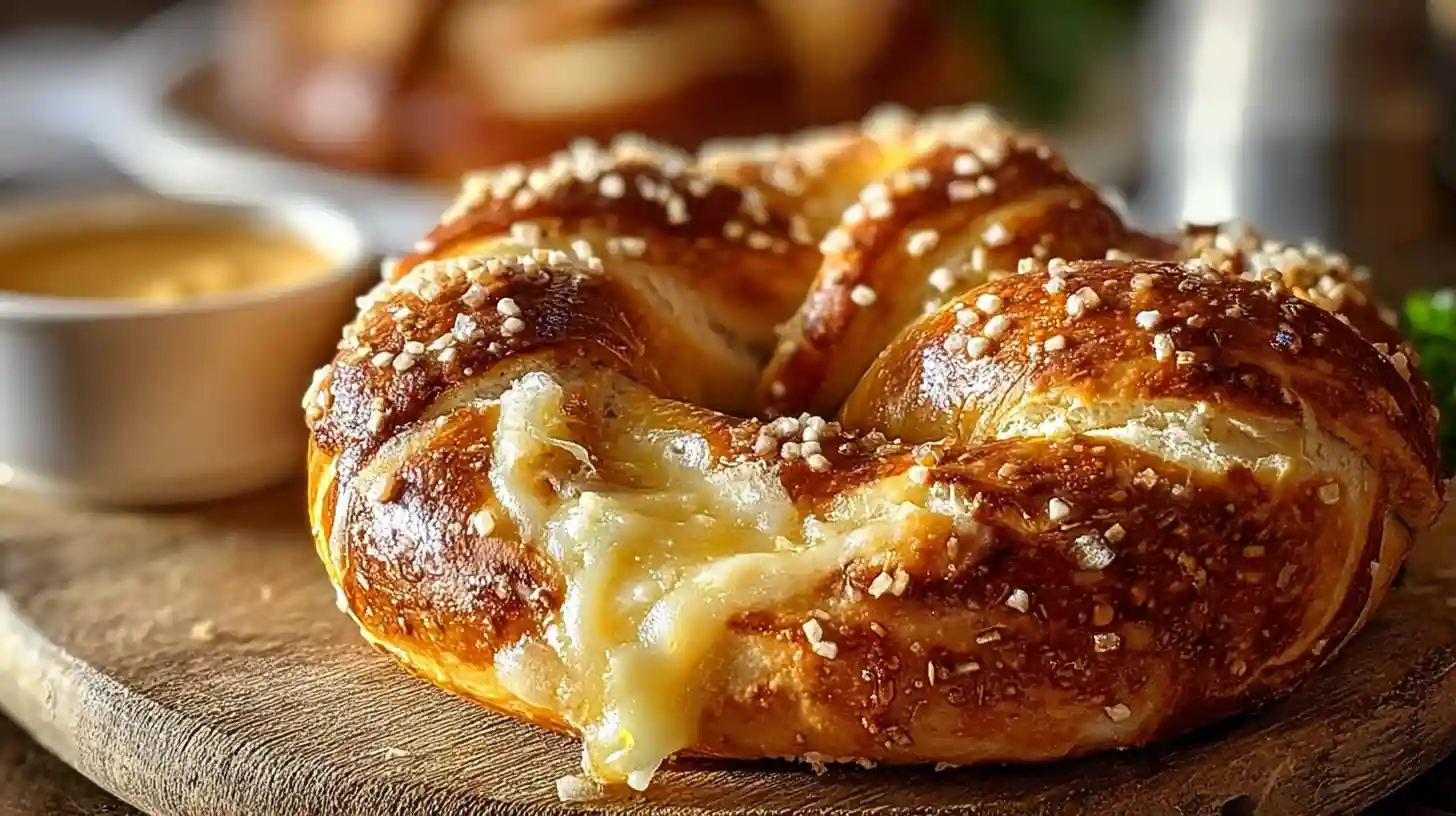 Cheese Stuffed Pretzel