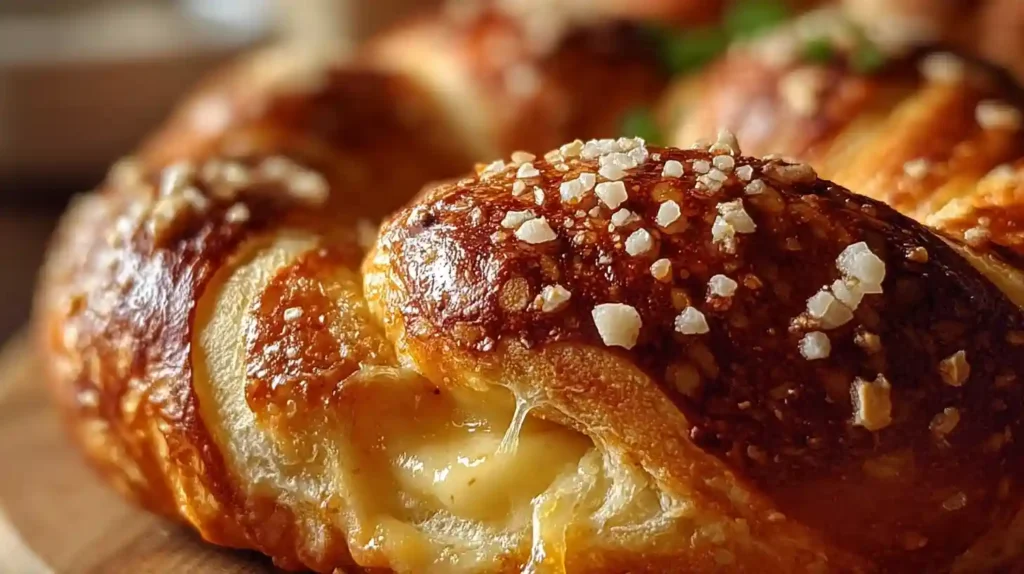 Cheese Stuffed Pretzel