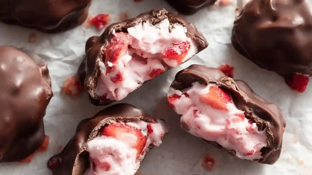 Chocolate Strawberry Yogurt Clusters Recipe