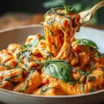 Creamy Tomato Garlic Pasta