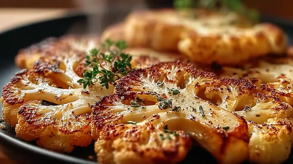 Crispy Baked Cauliflower Steaks