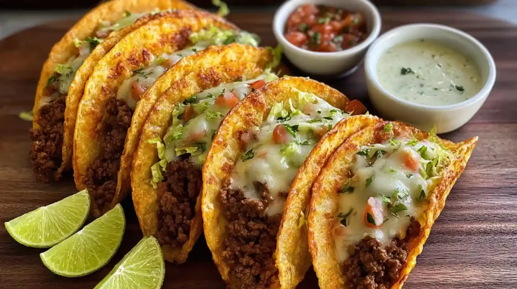 Crispy Ground Beef Tacos