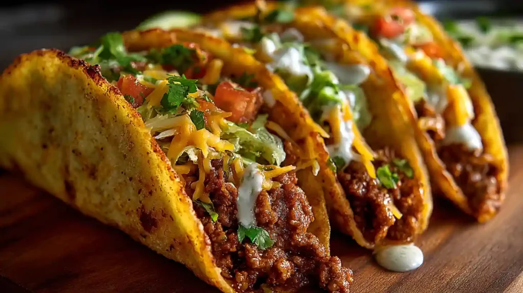 Crispy Ground Beef Tacos