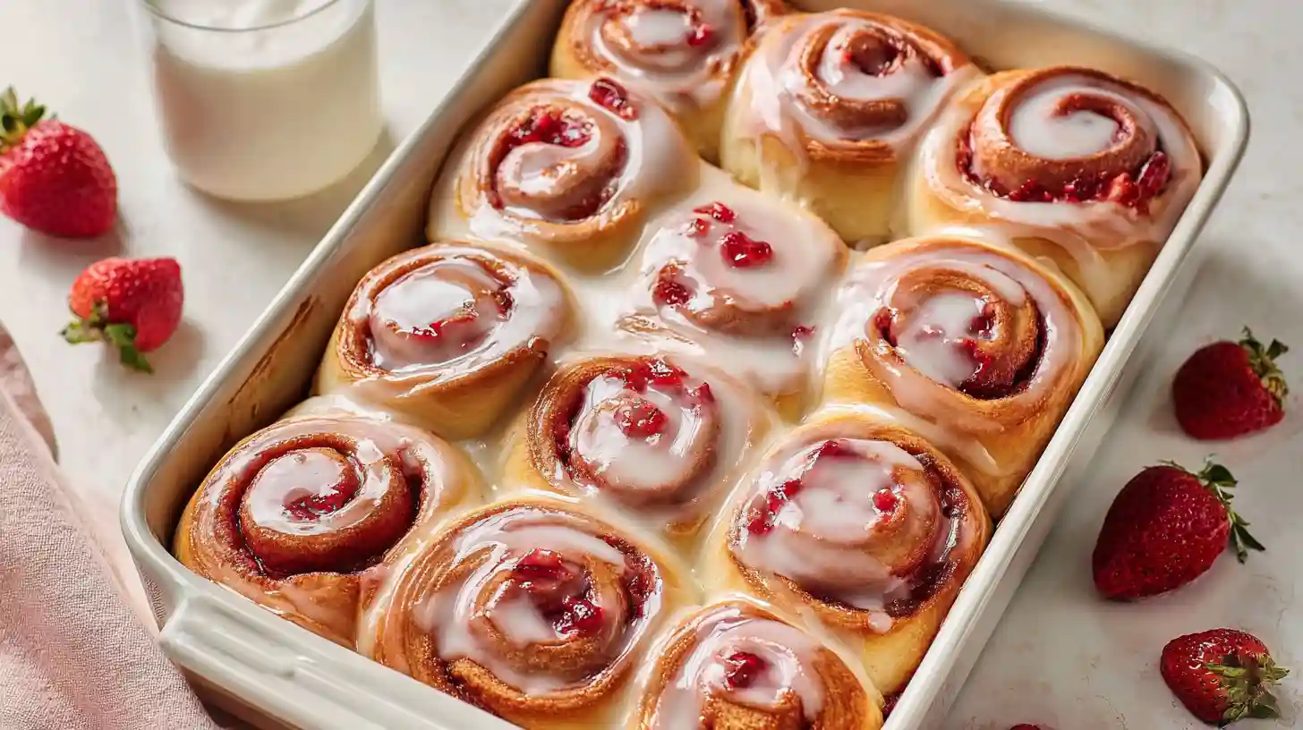 Fresh Strawberry Rolls