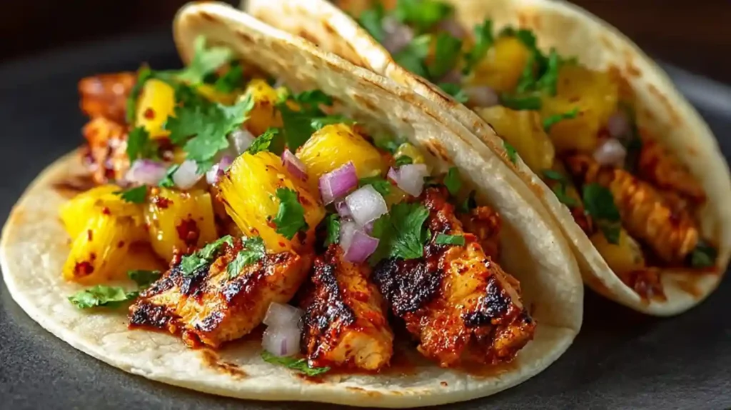 Pineapple Chicken Tacos
