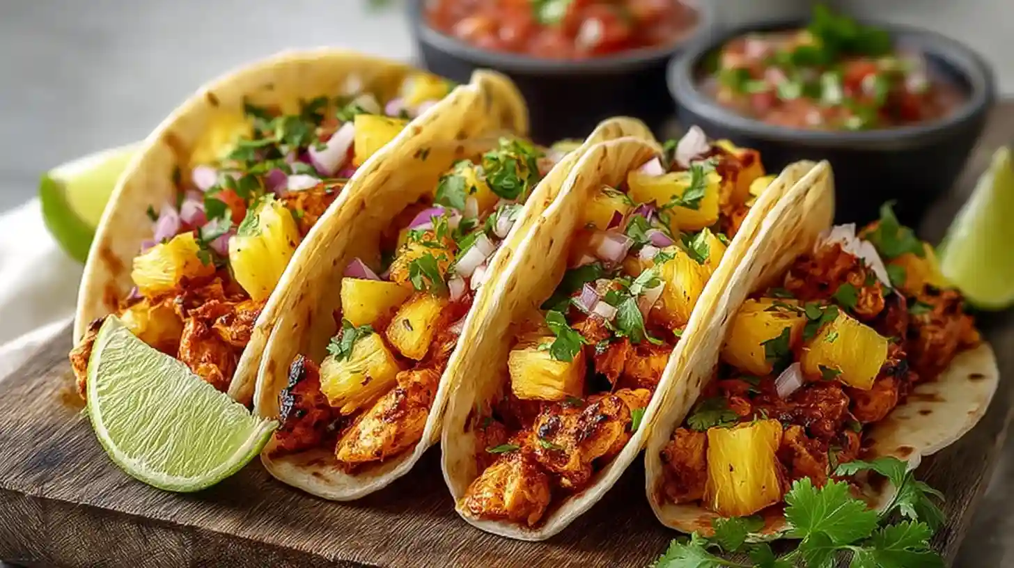 Pineapple Chicken Tacos