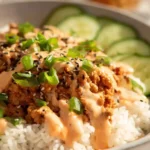 Bang Bang Ground Turkey Rice Bowls