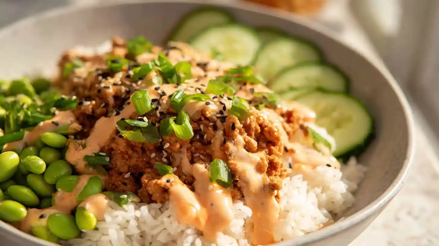 Bang Bang Ground Turkey Rice Bowls