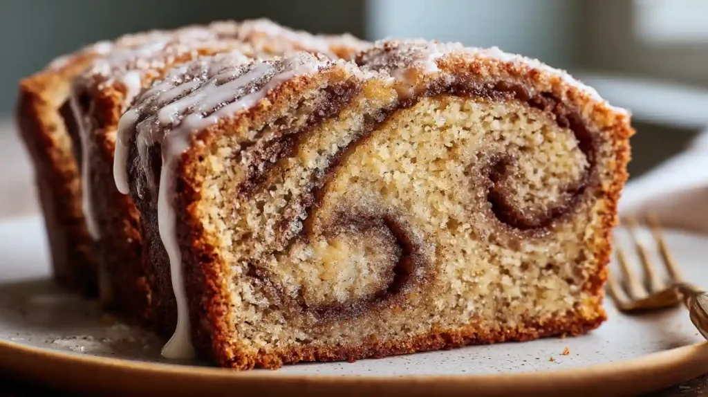 Cinnamon Roll Banana Bread