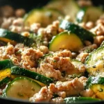 Ground Turkey and Zucchini Skillet