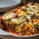 Guilt-Free Zucchini Pizza Casserole Recipe