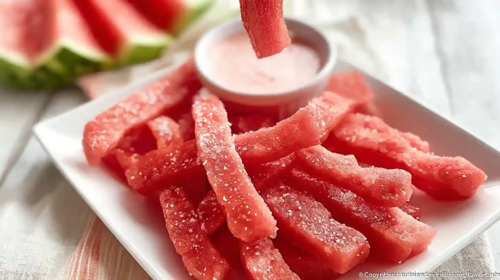 Healthy Watermelon Fries