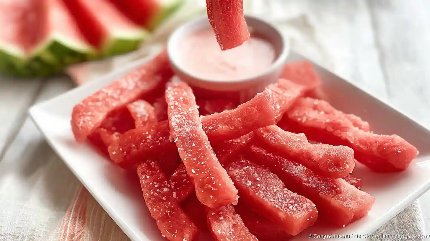 Healthy Watermelon Fries