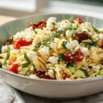 Orzo Pasta Salad with Feta and Sun-Dried Tomatoes