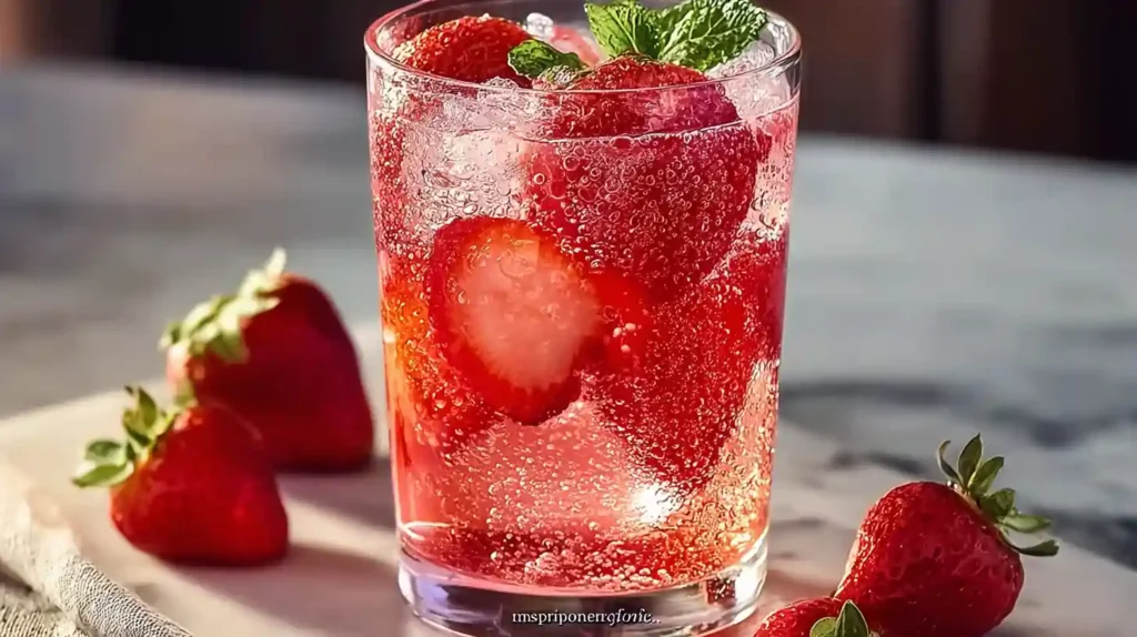 Refreshing Strawberry Dirty Sprite Recipe