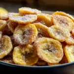 Cinnamon-Sugar Air Fryer Banana Chips