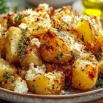 Greek Feta Roast Potatoes