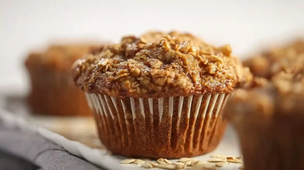 Healthy Banana Oatmeal Muffins