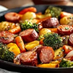 Honey Garlic Kielbasa & Veggies