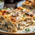 Mushroom And Spinach Lasagna Recipe