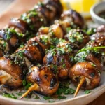 Sautéed Grilled Garlic Mushrooms