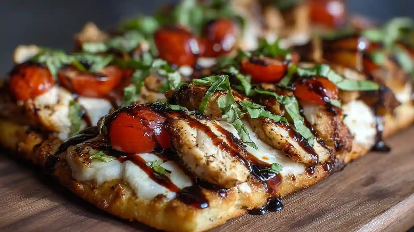 Chicken Caprese Flatbread